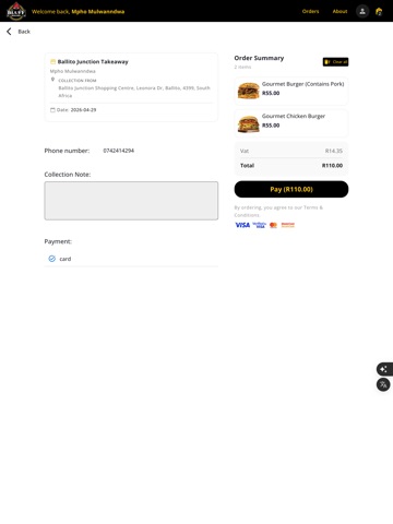 Bluff Braai & Grill iPad screenshot 2