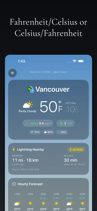 Dual Degree Fahrenheit Celsius screenshot 1