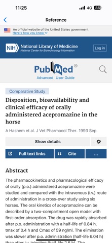RRVP Equine Formulary Screenshot 7 of 7