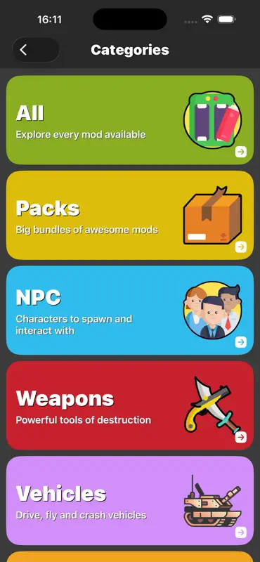 Ragdoll Mods: Guns and Skins screenshot 6 of 10