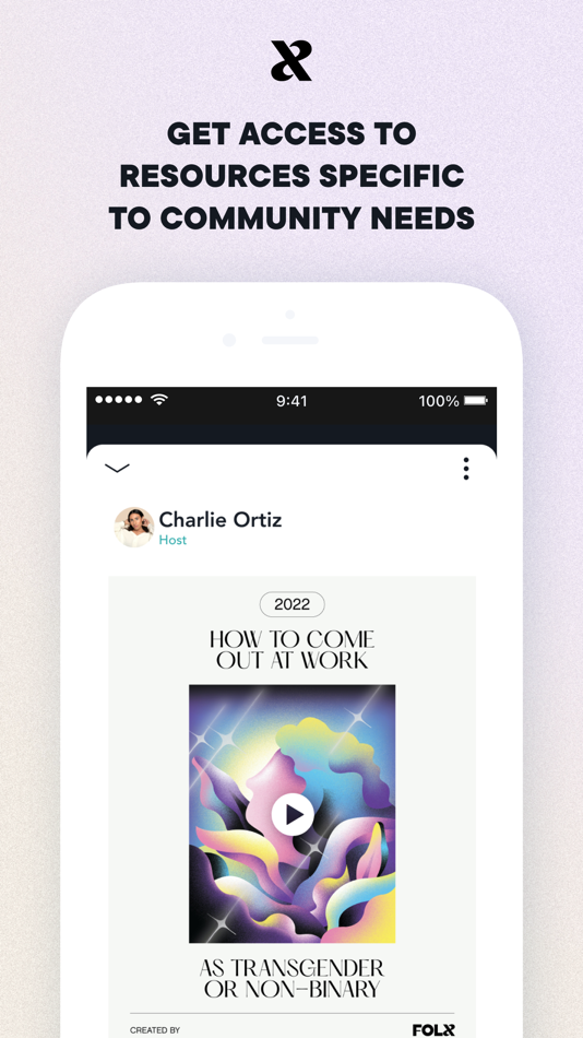 #4. FOLX Community Platform (iOS) 由: Folx Health Inc.
