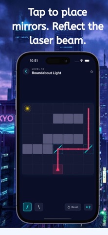 Laser Reflect Puzzle iPhone screenshot