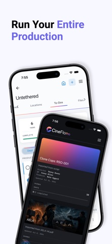 CineFlo - Shot List & Plan iPhone screenshot