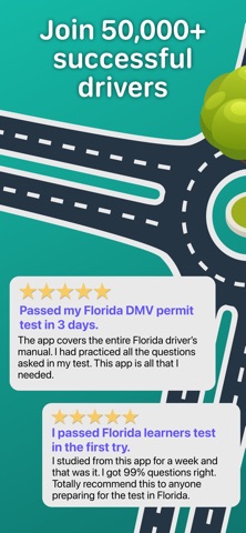 FL DMV Permit Test・2026 iPhone screenshot