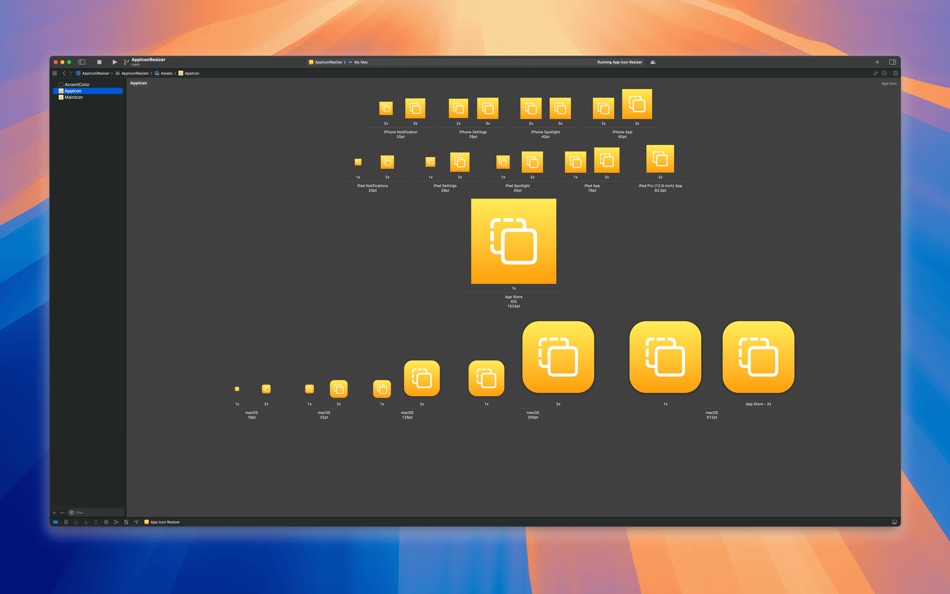 #2. Resize Your App Icon (macOS) โดย: Roger Oba