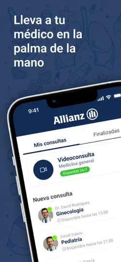 Captura de pantalla de Allianz Salud en iPhone 1