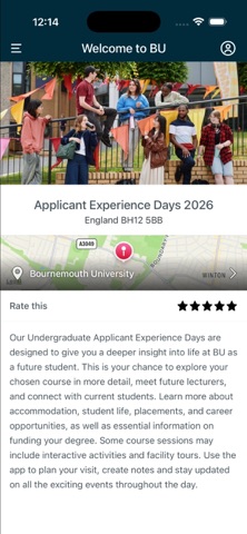 Bournemouth Uni Official App Screenshot 2 of 3