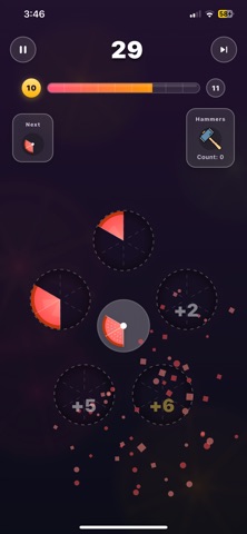 Slice Merge Circle Puzzle screenshot 3
