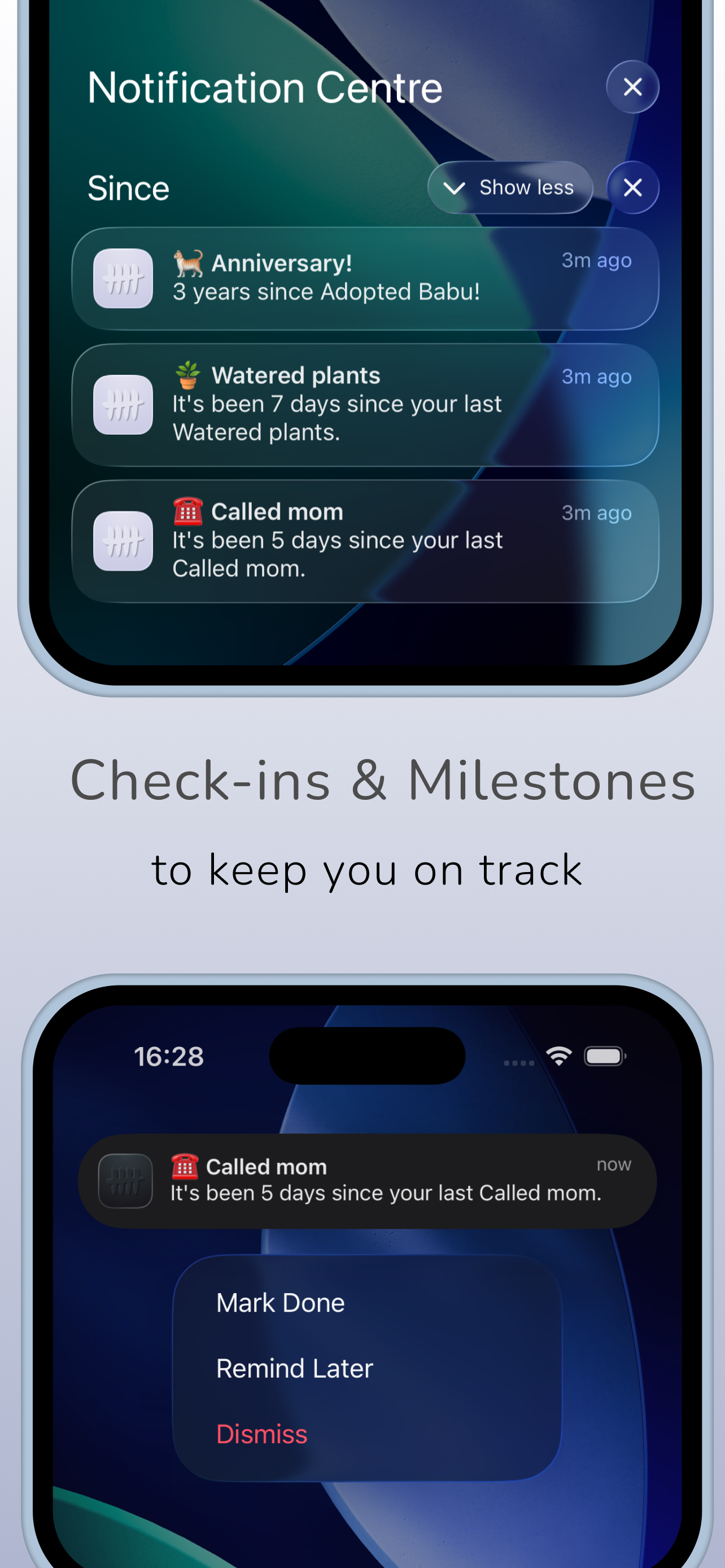 Since: Event & Habit tracker screenshot 6