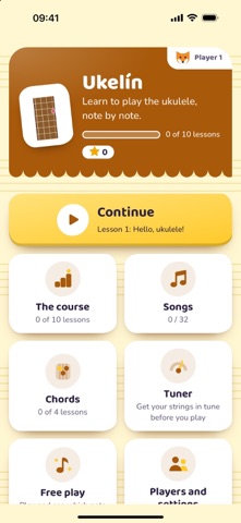 Ukelín: Learn the Ukulele screenshot 1