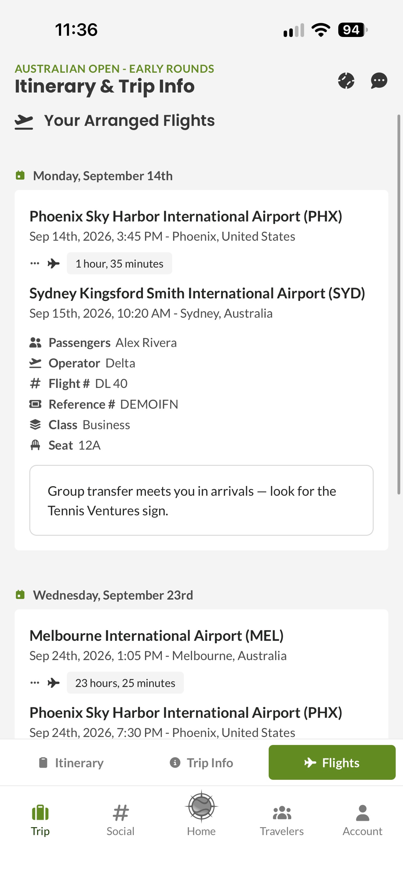 Screenshot 5 of Tennis Ventures Navigator