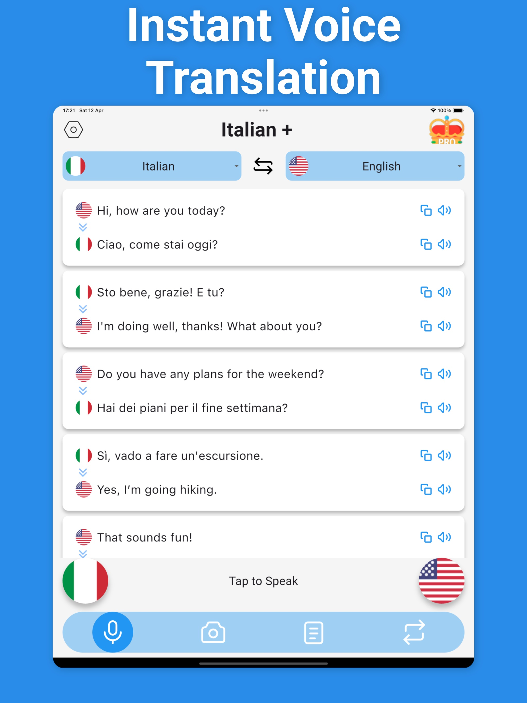 Italian Translator & More +