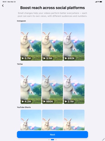 ClipBooster — Video Copy Maker iPad screenshot