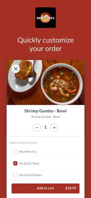 Boudreaux's Cajun Kitchen screenshot 2