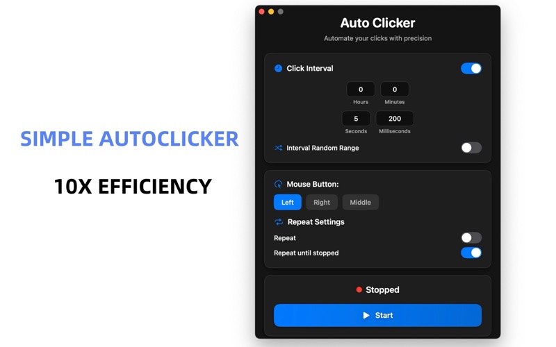 OP Auto Clicker - Fast Tapper app screenshot