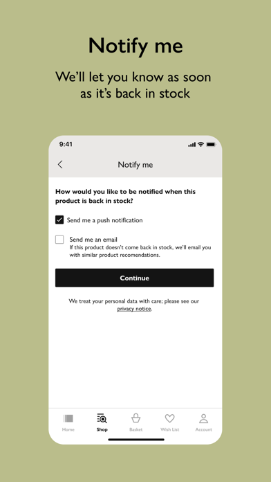 John Lewis & Partners Screenshot