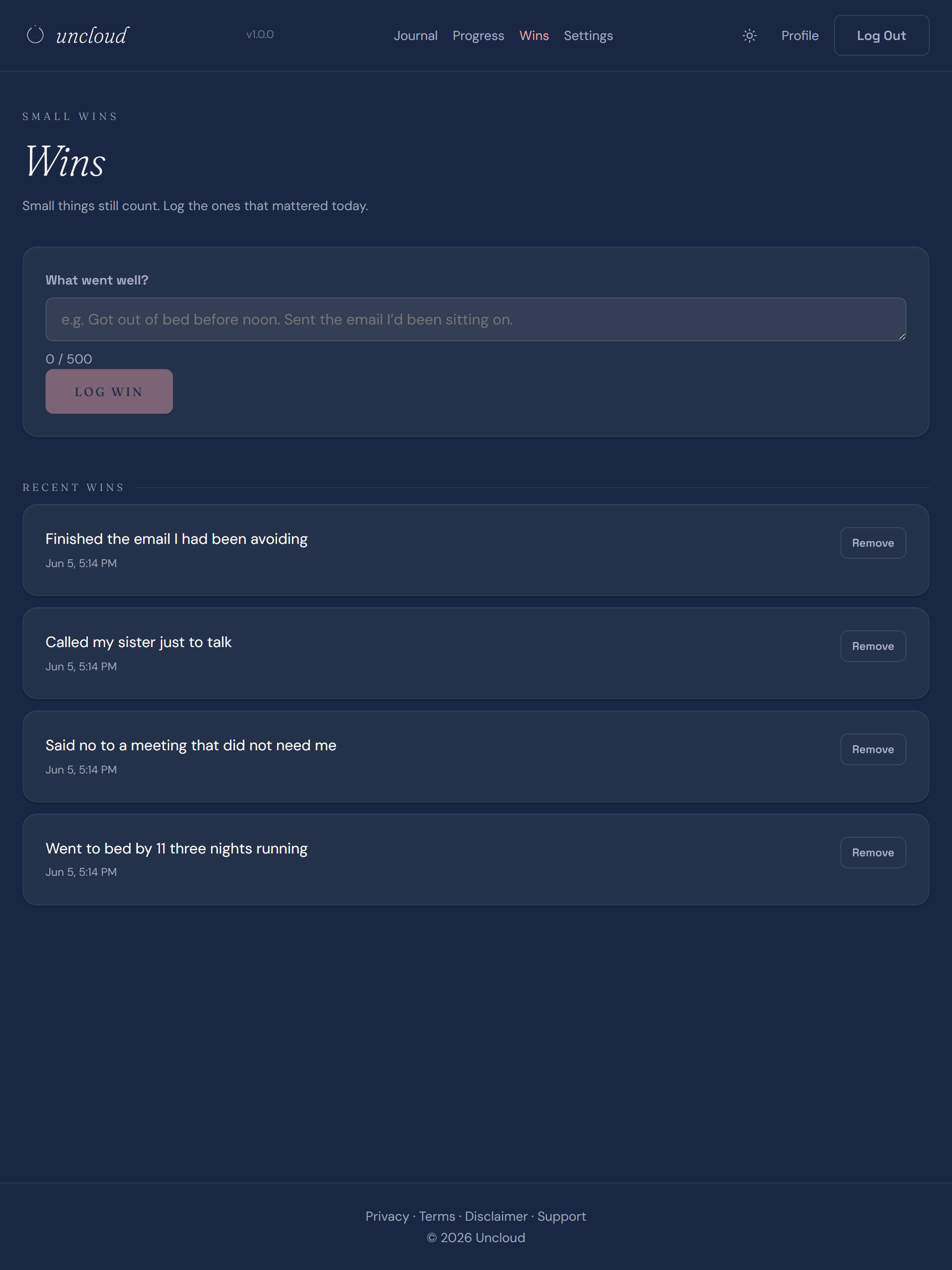 Uncloud: Private Journal screenshot 10