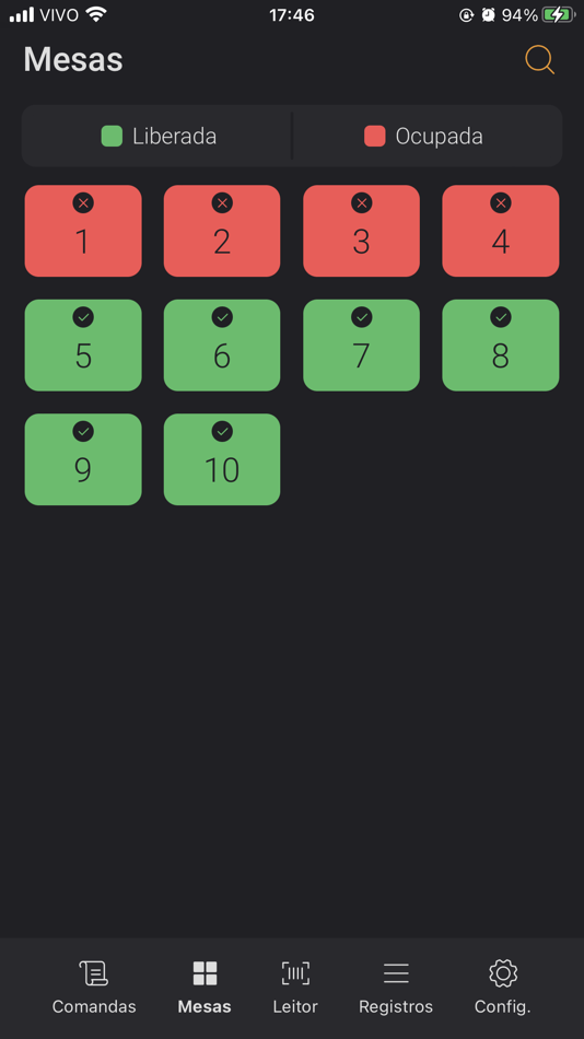 #6. Comandas - BeerSales (iOS) Podle: e-Get Desenvolvimento de Sistemas