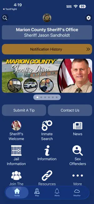 Marion County Sheriff IA screenshot 1