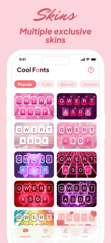 Fonts - Keyboards& themes screenshot 5 of 7