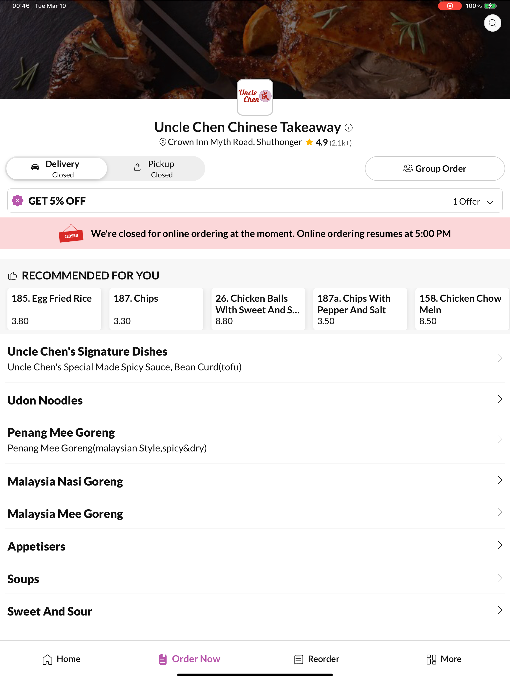 Uncle Chen Chinese Takeaway screenshot 6