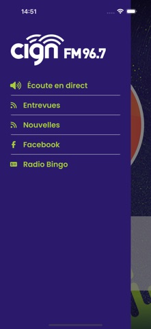CIGN 96.7 screenshot