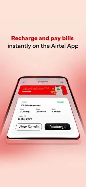 Airtel App: Recharge & Bank screenshot 1