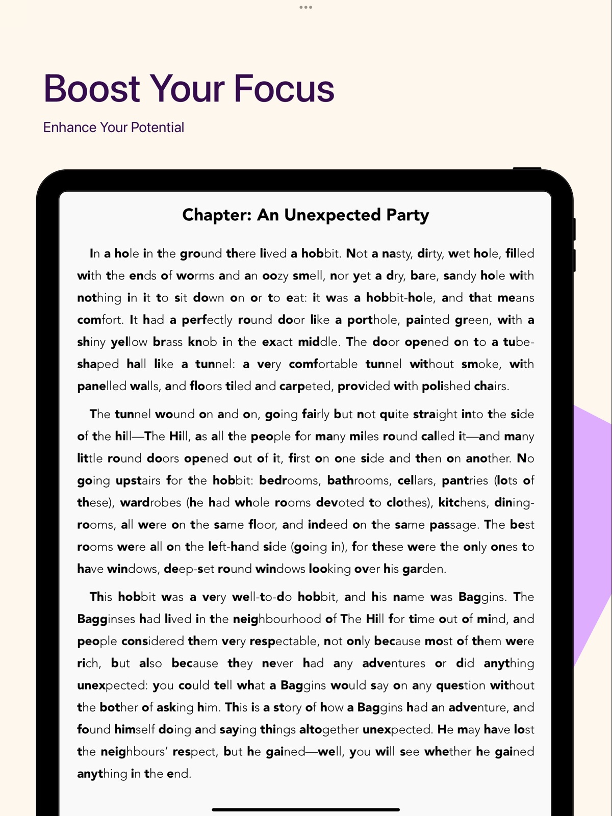 Celer: Read with Focus & Ease ipad screenshot 1