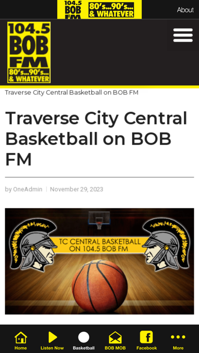 104.5 Bob FM iPhone screenshot 3 - Music app