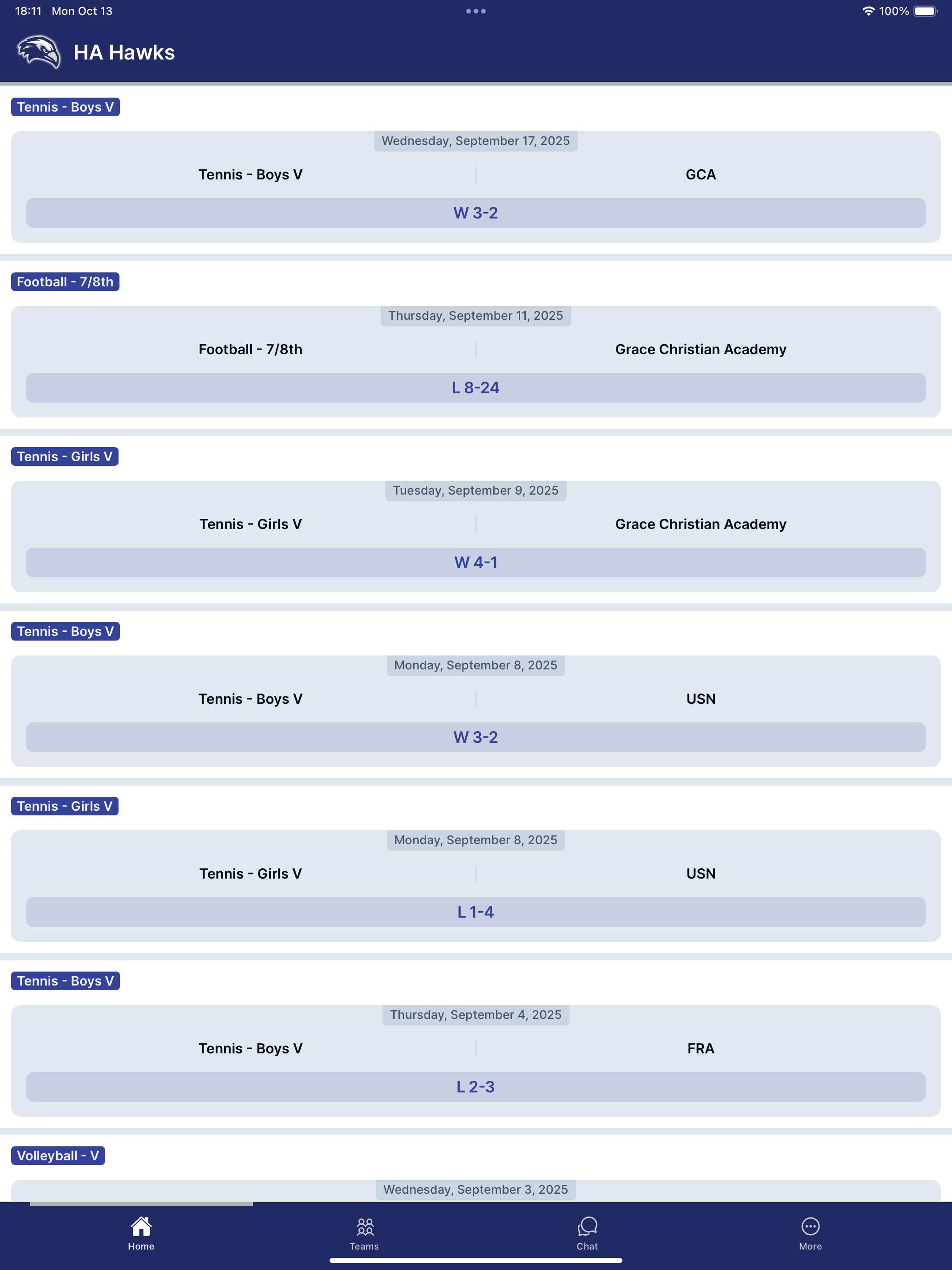 Harding Academy Hawks screenshot 4