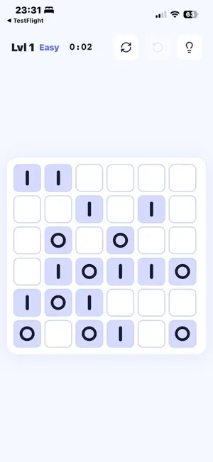 Takuzu Binary - Puzzle Clash! screenshot 1