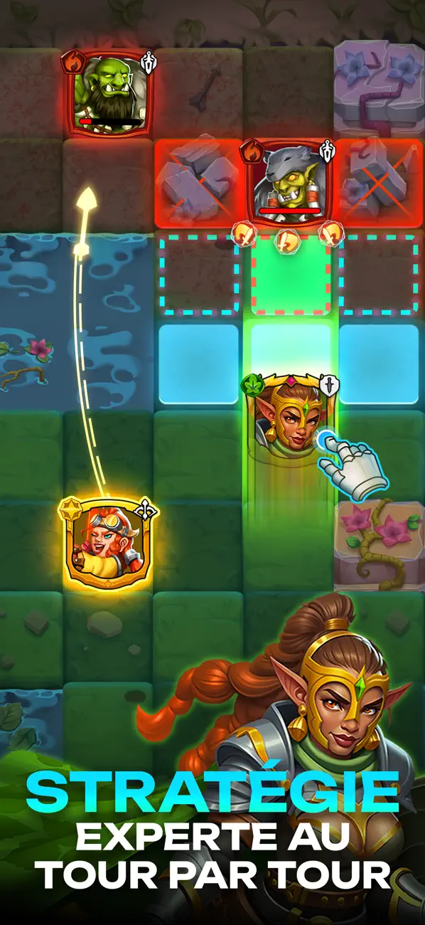 Screenshot #1 pour Friends & Dragons RPG tactique