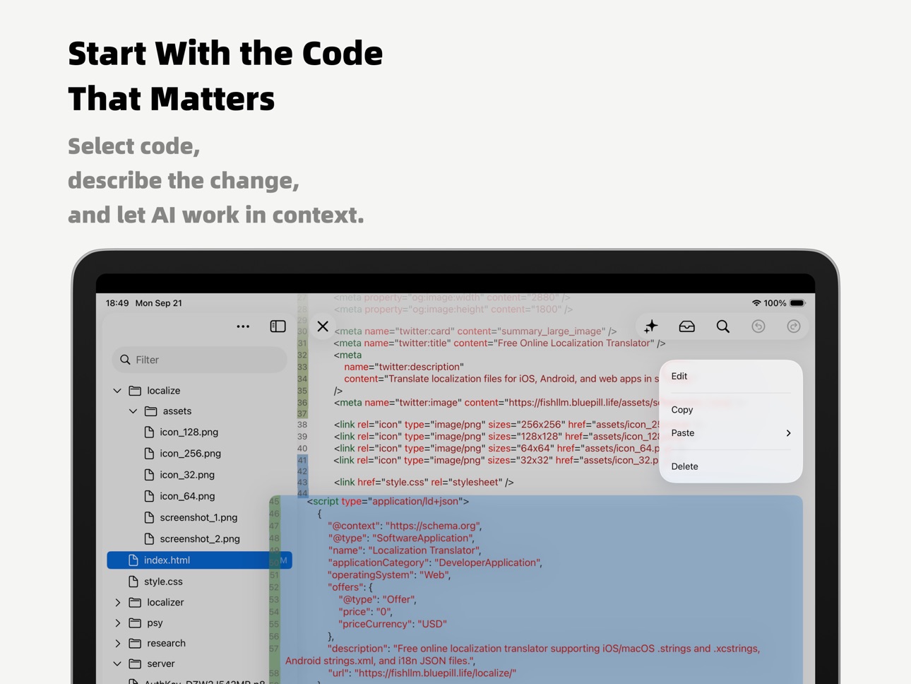Screenshot 8 of Voide: AI Code Editor