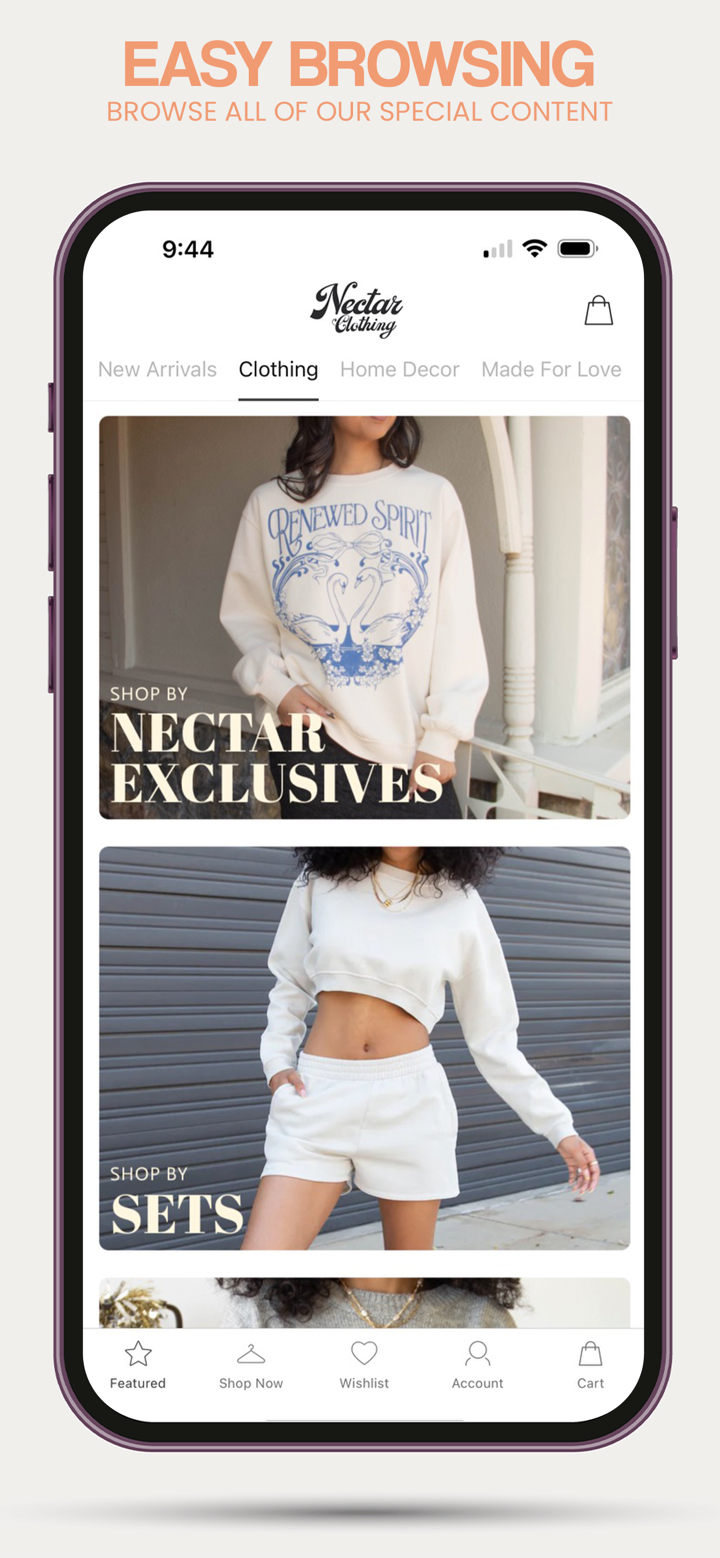 Nectar Clothing screenshot 1