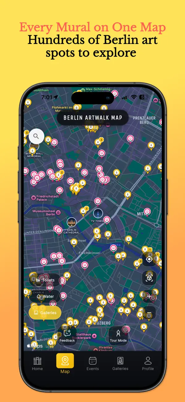 Screenshot #2 pour Berlin Art Walk - Murals & Map