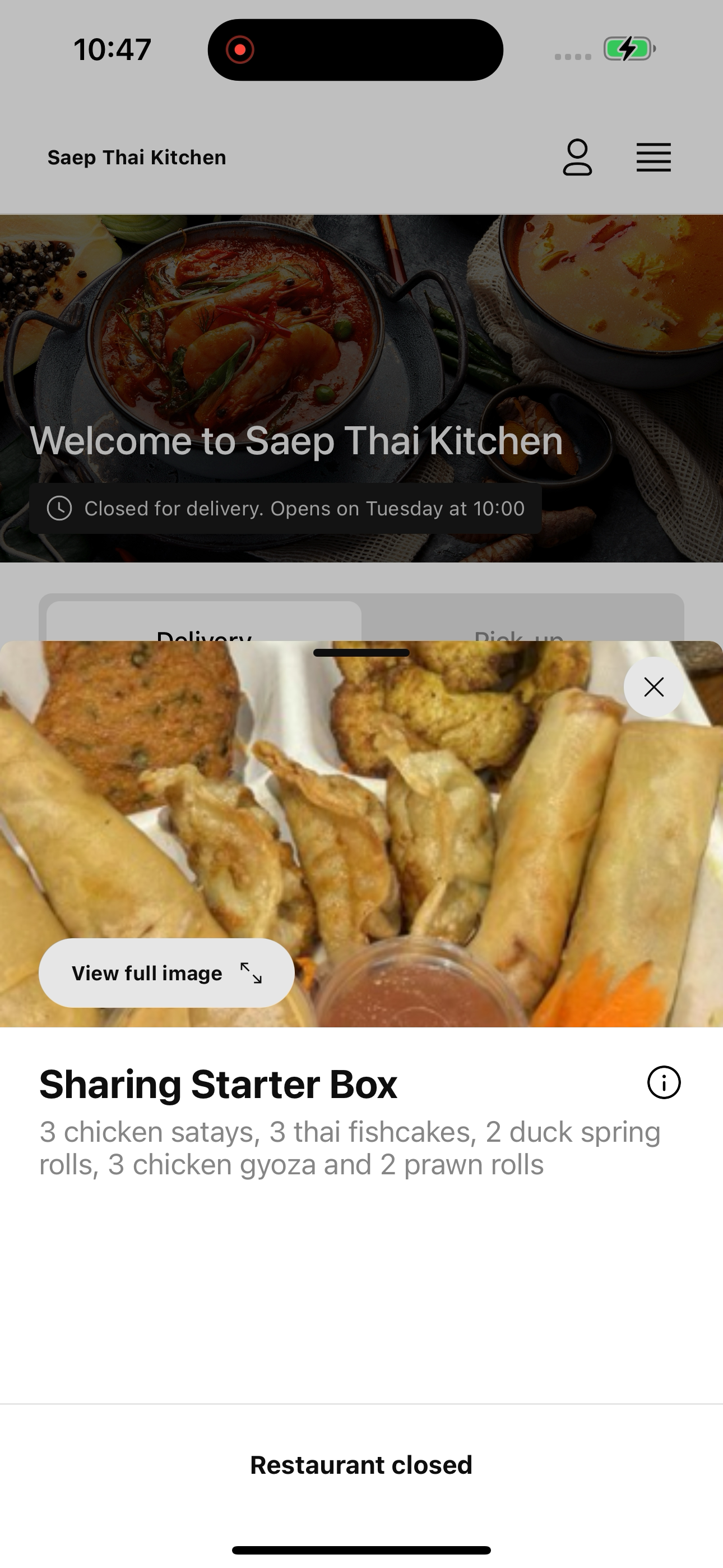 Saep Thai Kitchen screenshot 3