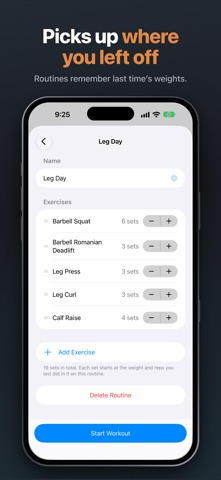 Rackside: Simple Weightlifting screenshot 6