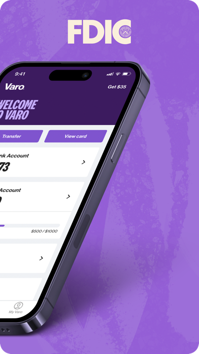 Varo Bank: Mobile Banking Screenshot