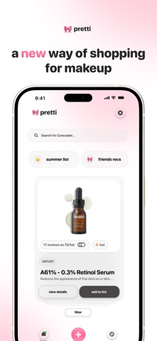 Pretti - AI makeup assistant screenshot