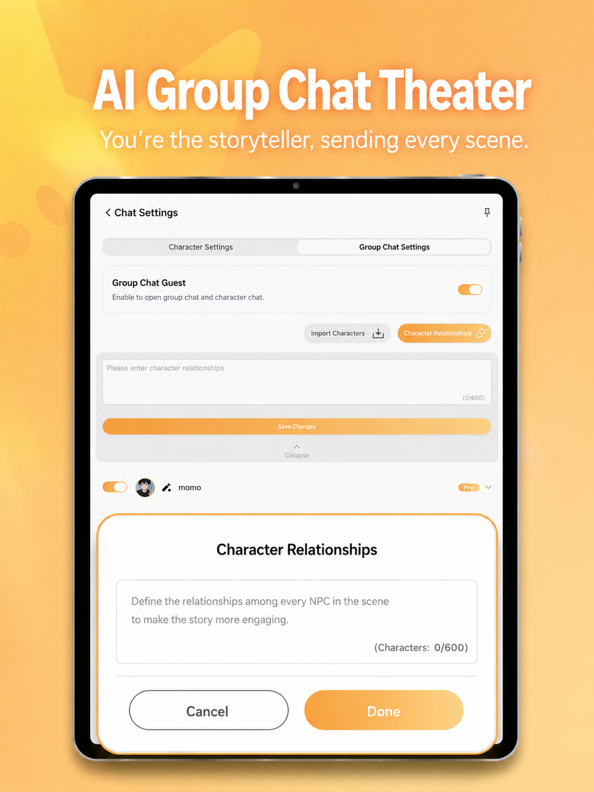 MOOME.AI - Story & Chat screenshot 8