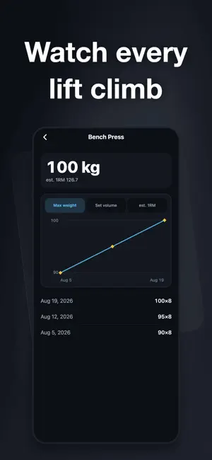 Workout Tracker: Strength Log screenshot 3