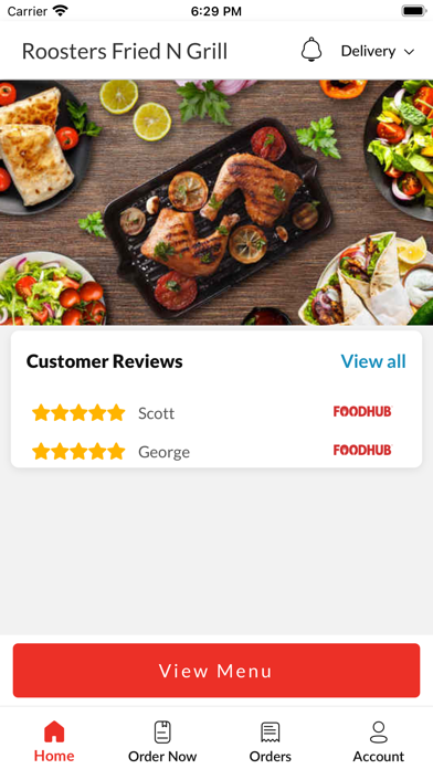 Roosters Fried N Grill. Screenshot