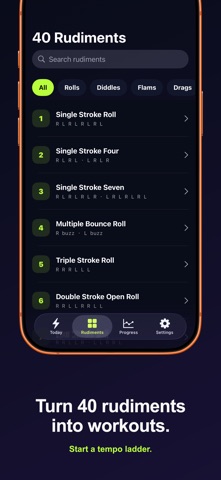 Drum Workout: RudiRise Screenshot 6 of 6