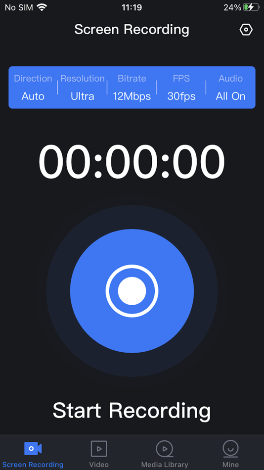 #1. Screen Recorder - Sense Rabbit (iOS) By: Guangzhou Tianxingke Network Technology Co. Ltd.