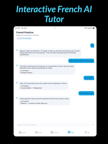 AllezLearn iPad screenshot