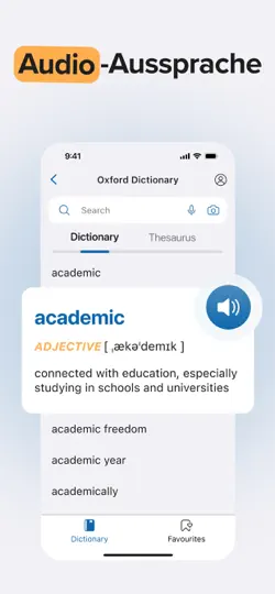 Screenshot von Wörterbuch - Oxford Dictionary auf dem iPhone 5