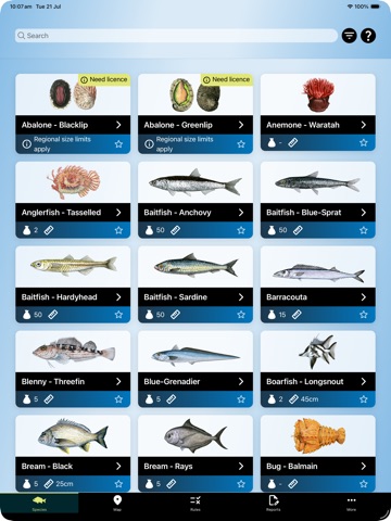 Fishing Tas iPad screenshot