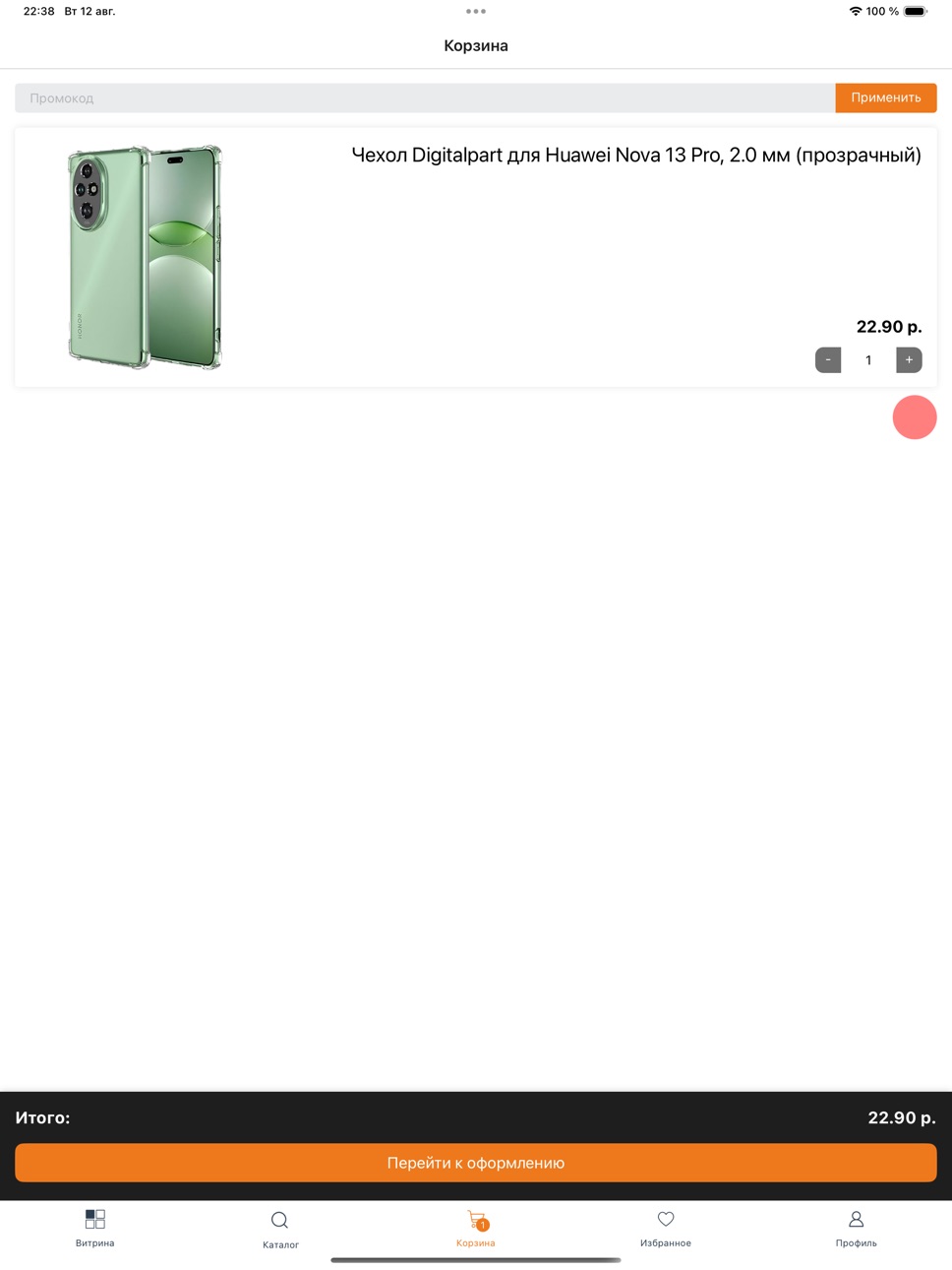iPad screenshot