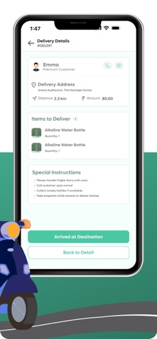 Veedasip Delivery App screenshot