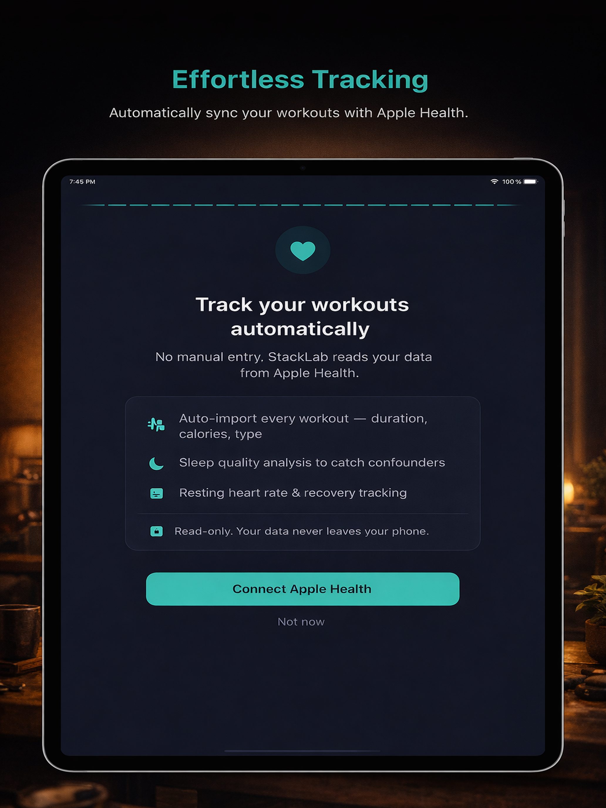 StackLab - Supplement Tracker
